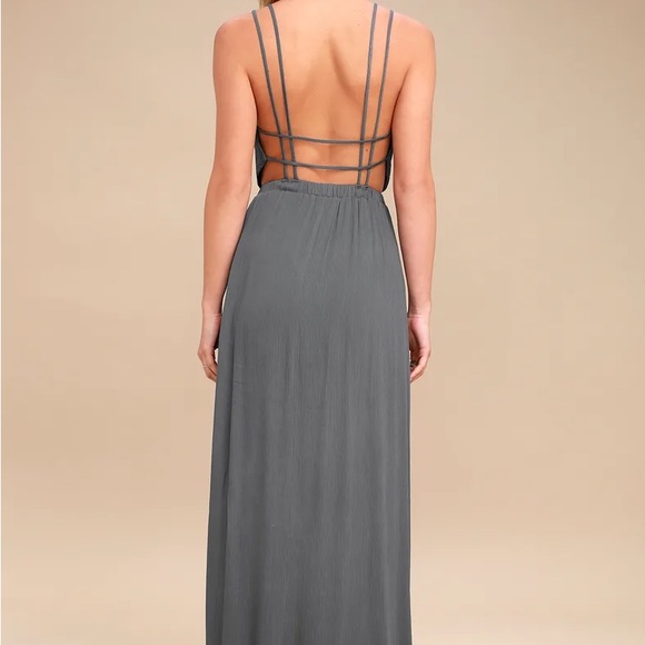 Lost in Paradise Slate Grey Maxi Dress
Lulus - Picture 3 of 8